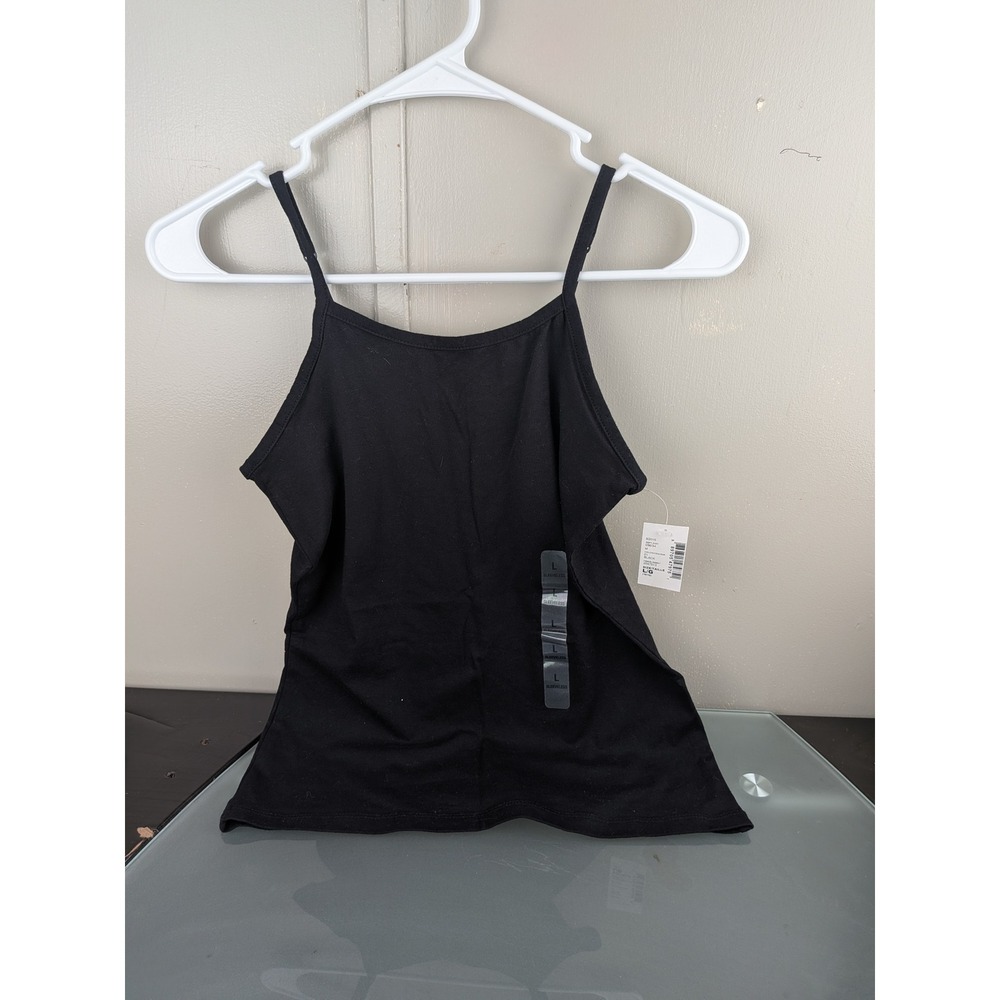 The Childrens Place Girls Black Camisole Adjustable Straps Size L 10-12 NWT